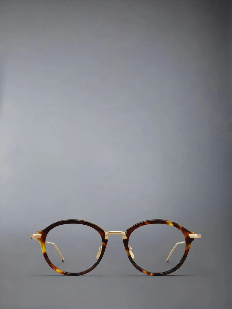 011A-215 Honey Tortoise 12K Gold Plated Eyeglasses