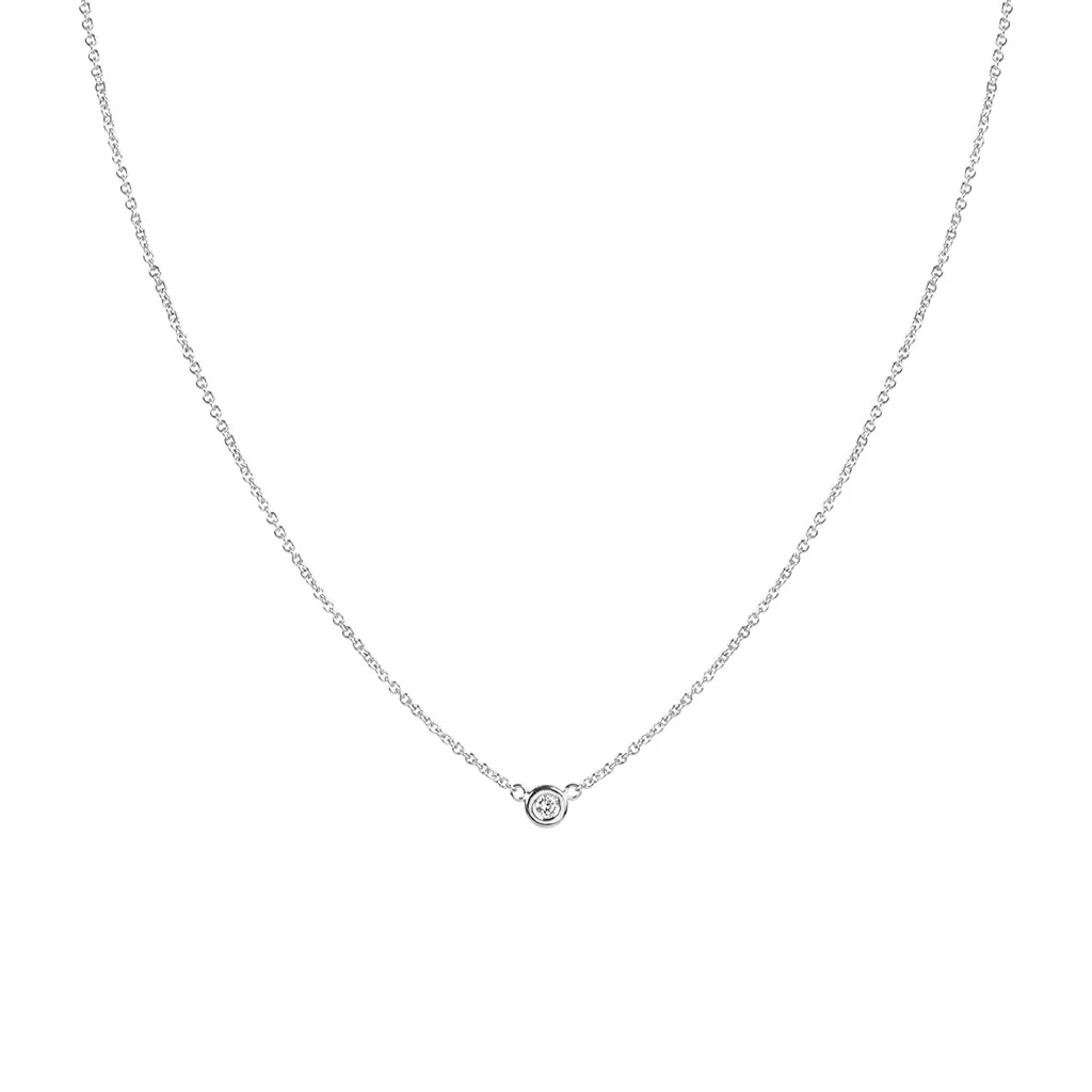 1 DIAMOND ROUND NECKLACE