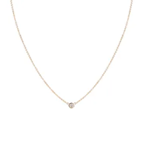 1 DIAMOND ROUND NECKLACE