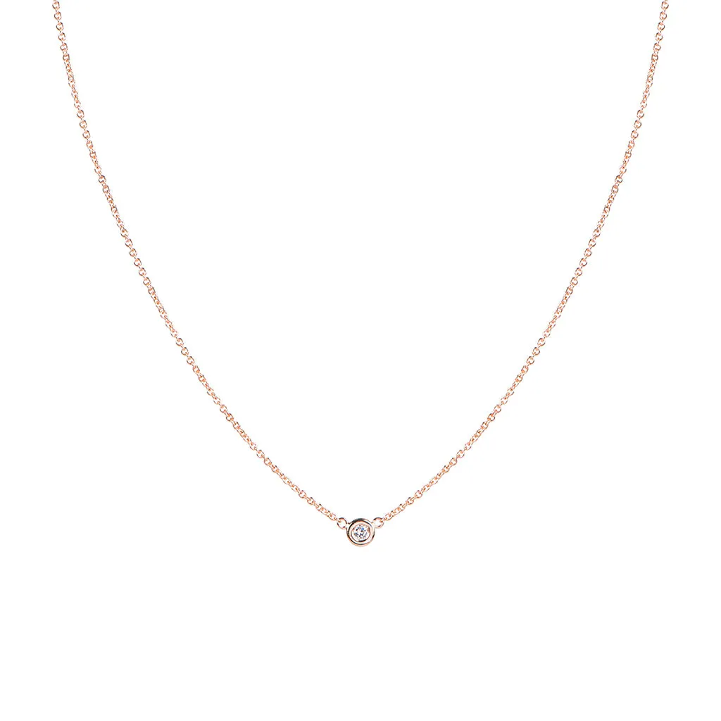 1 DIAMOND ROUND NECKLACE