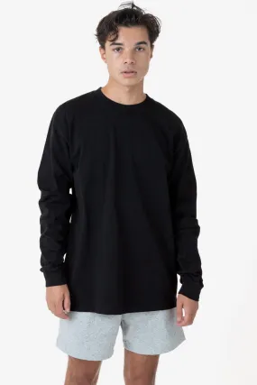 1807GD - 6.5oz Long Sleeve Garment Dye Crew Neck T-Shirt