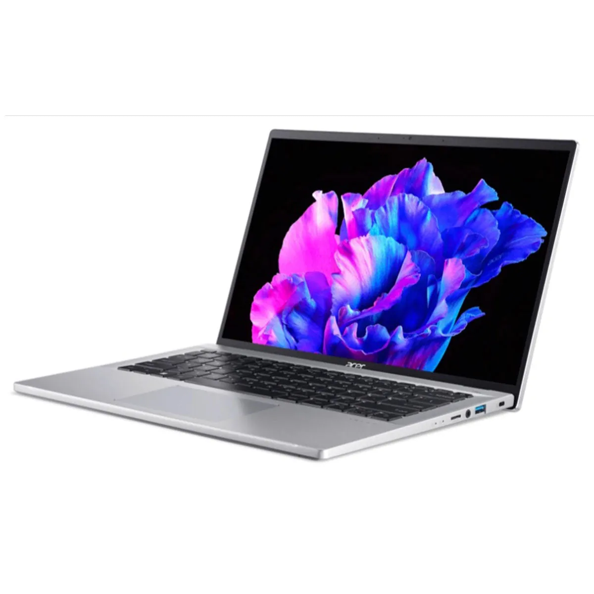 Acer Swift Go SFG14-71-58P7 14" Oled Laptop (Pure Silver) | 14" Oled  2880 x 1800 | i5-13500H | 16GB RAM | 512GB SSD | Intel Iris Xe Graphics | Windows 11 Home | MS Office Home & Student 2021 | Acer Entry Run Rate Backpack E-1620-P