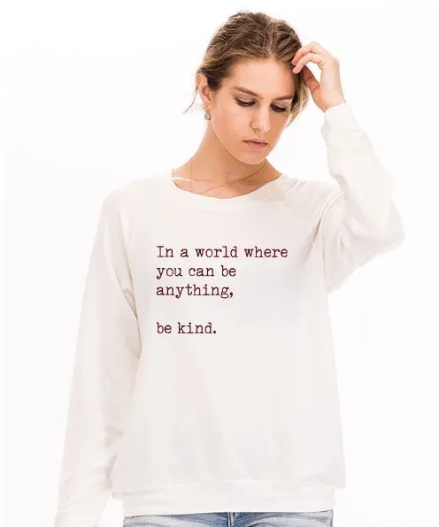 Be Kind Graphic Pullover