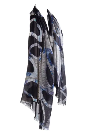 Black & Grey Contemporary Scarf