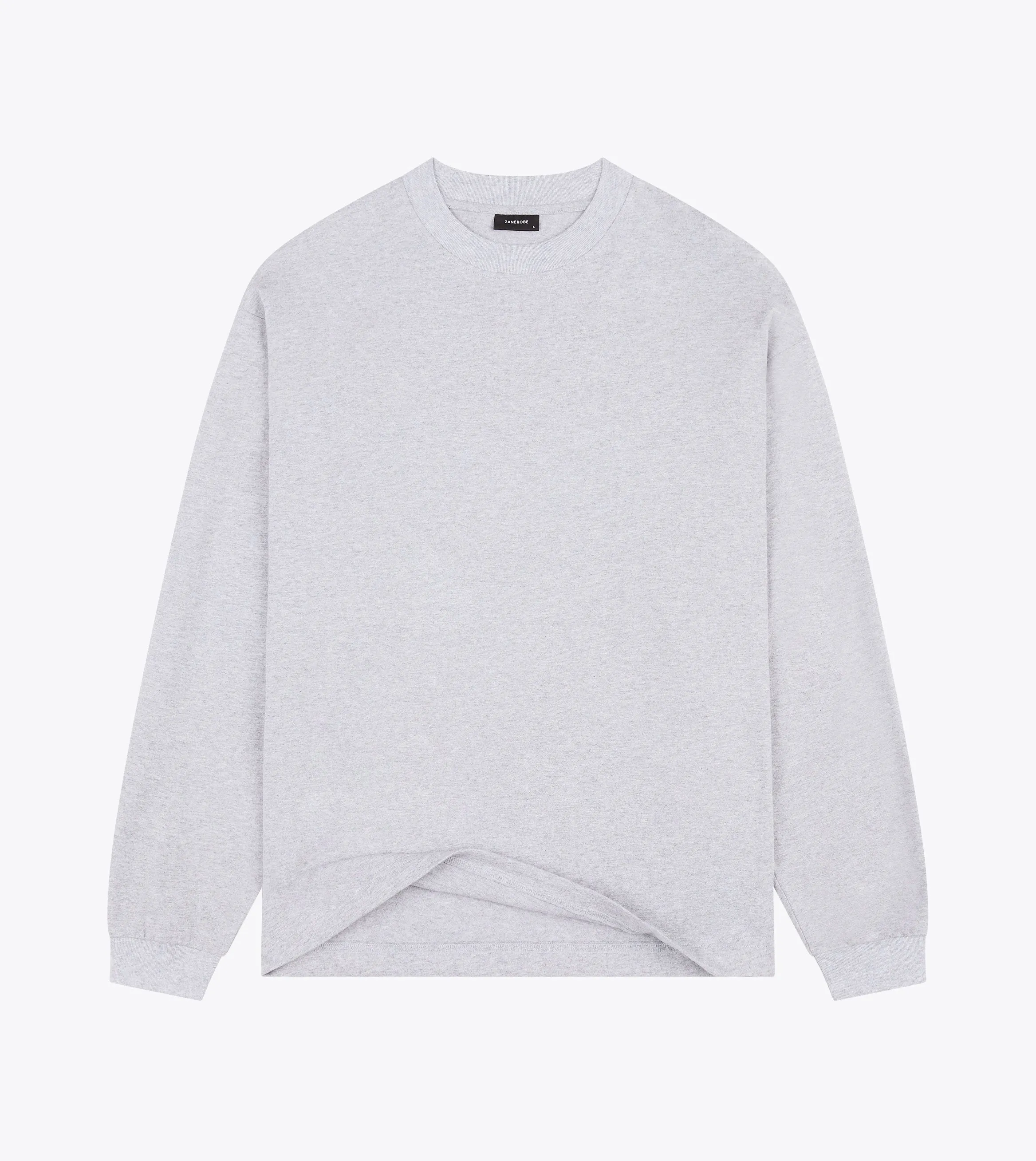 Box    LS Tee Grey Marle