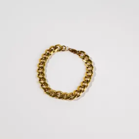 Brass Thick Chain Bracelet