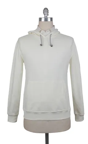 Brunello Cucinelli Cream Hooded Sweater