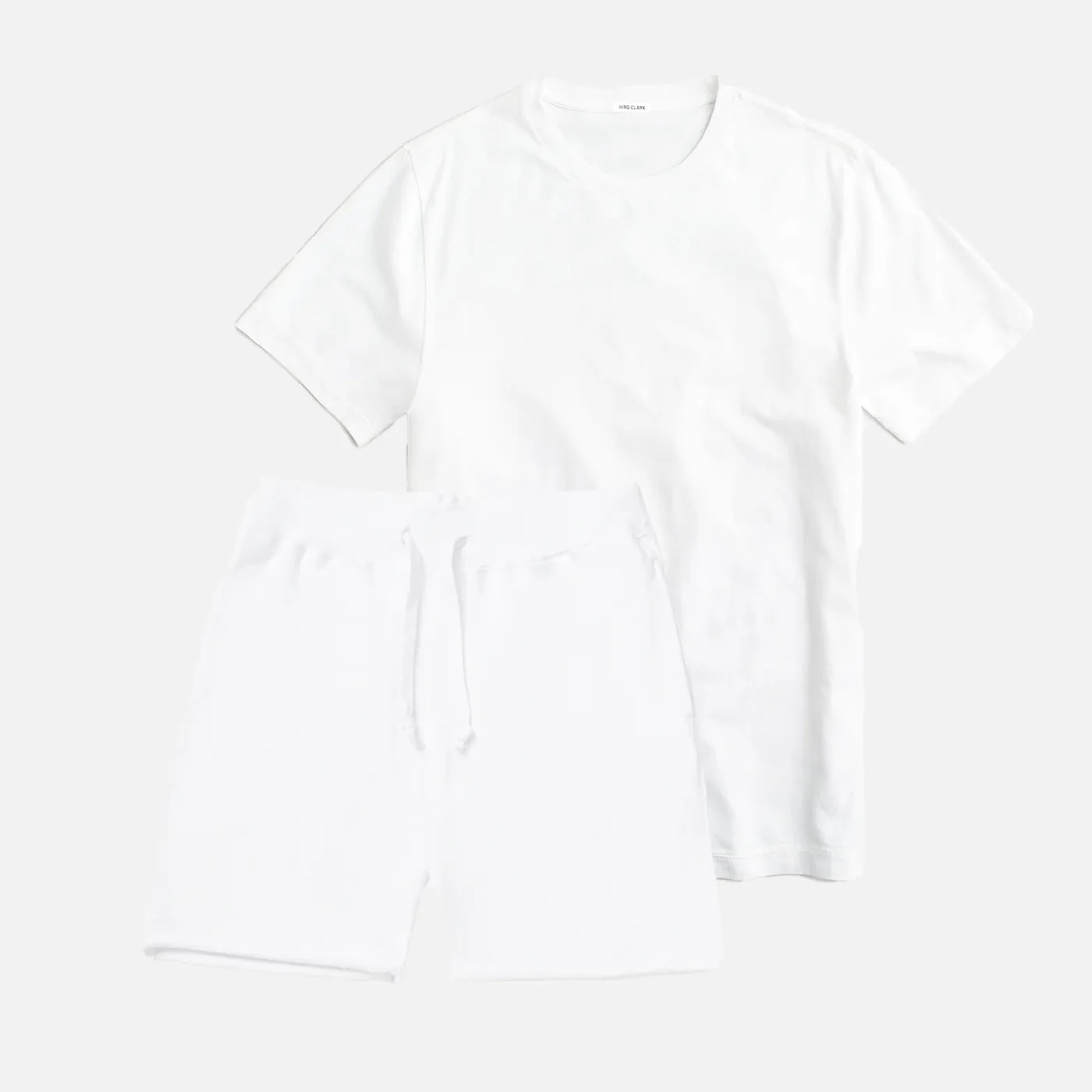 Bundle // Big Tee Combed & Short // White