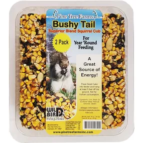 Bushy Tail Squirrel Cob, 2 Pack