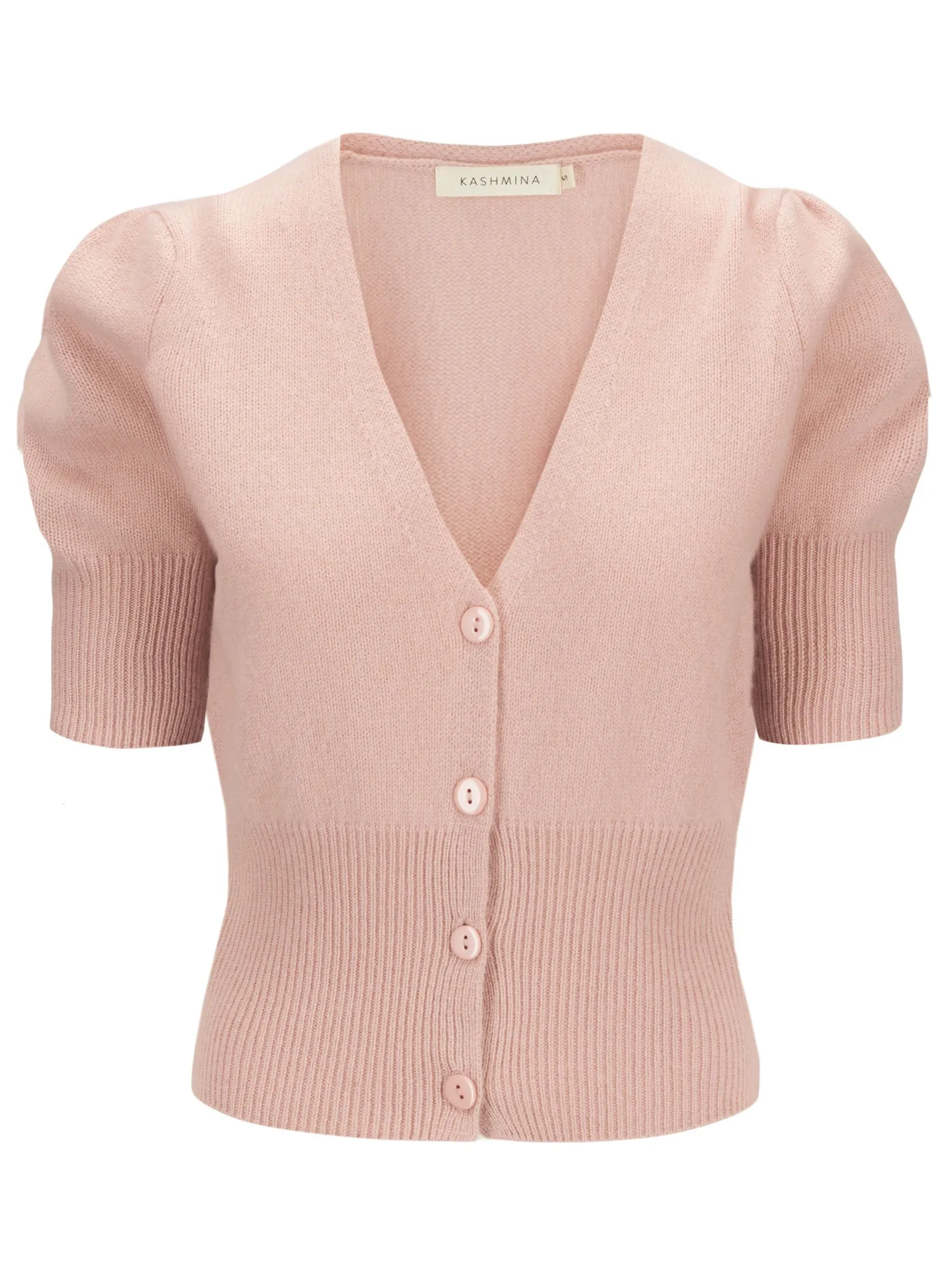 Cashmere cardigan "Grace" - rose glow