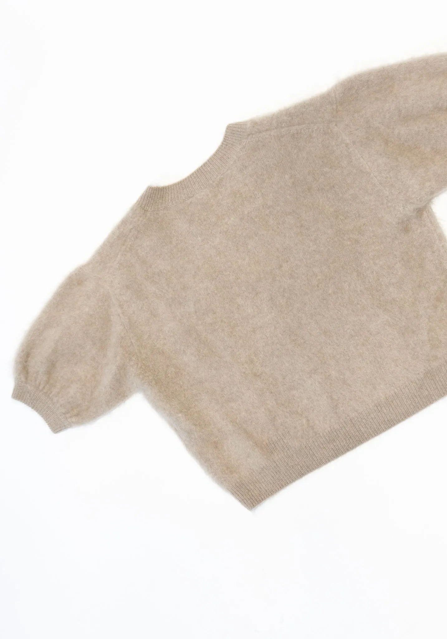 Cashmere Juniper Sweater in Mole Brushed