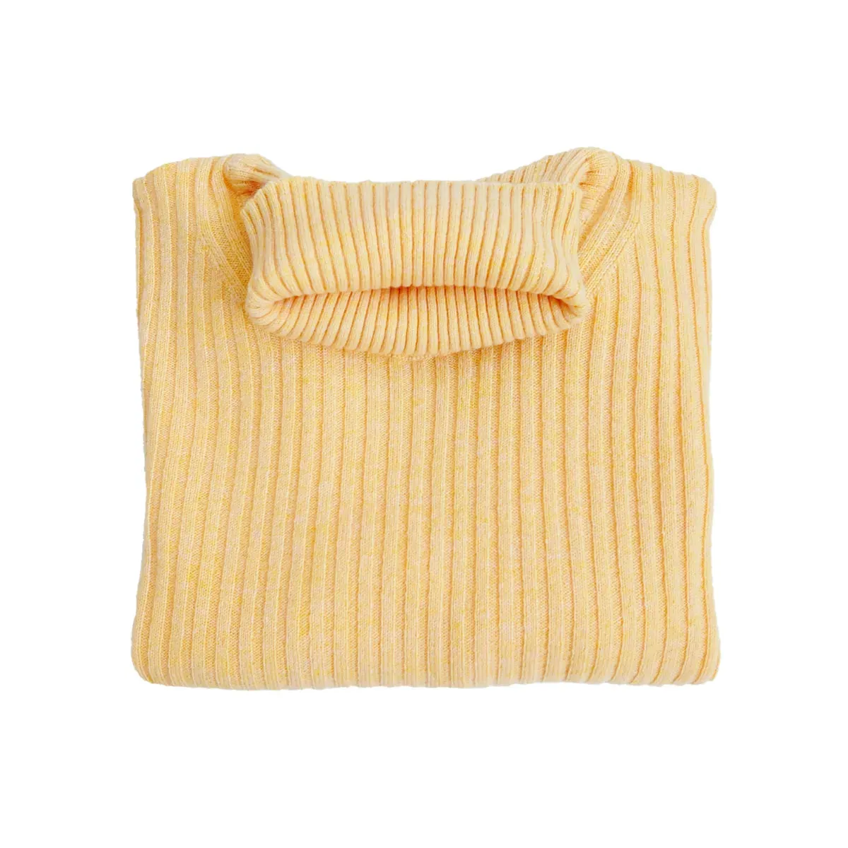 Cashmere Ribbed Roll Neck Jumper