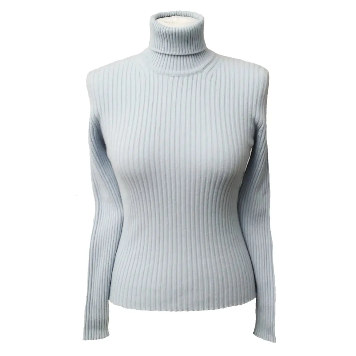 Cashmere Ribbed Roll Neck Jumper