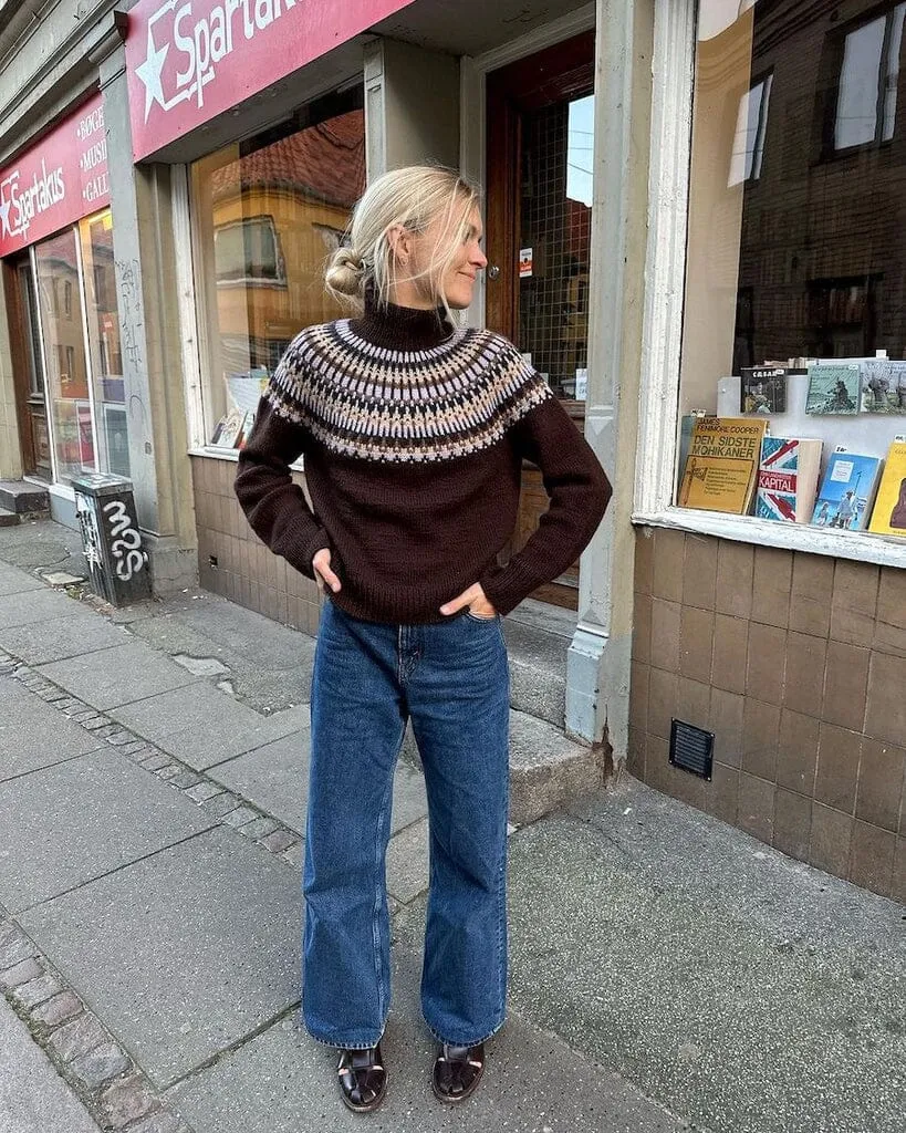 Celeste sweater til kvinder fra PetiteKnit, No 1 garnpakke (uden opskrift)