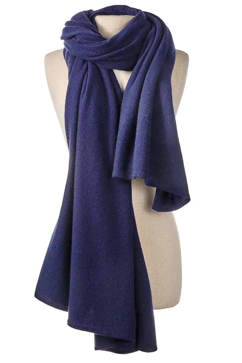 Chunky Travel Wrap - Navy