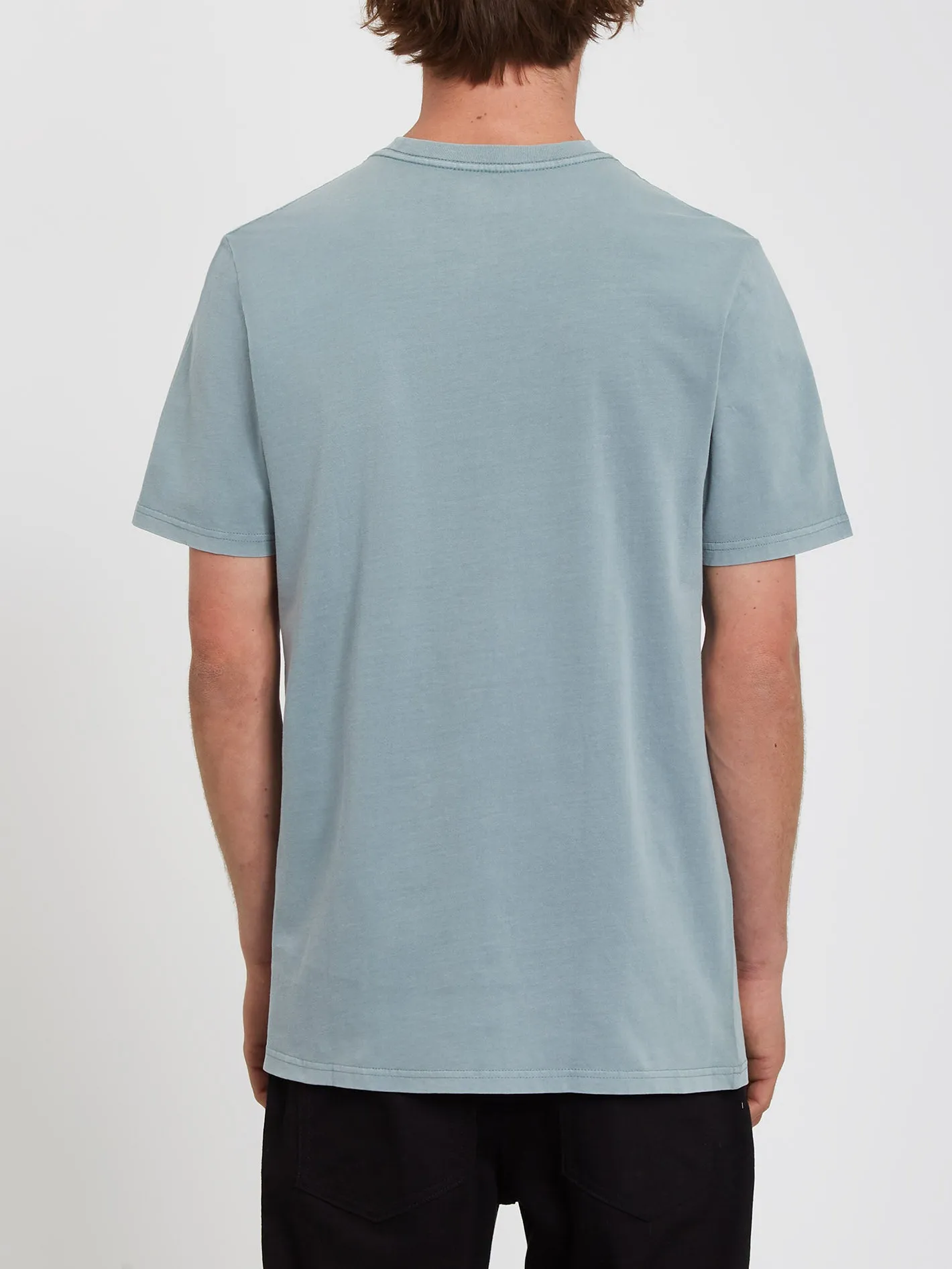 Circle Emb T-shirt - STORMY SEA