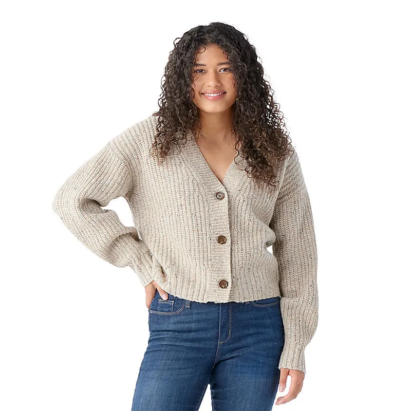 COZY LODGE CROPPED CARDIGAN SWEATER WOMEN'S