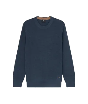 Crew Neck Sweater - Blue