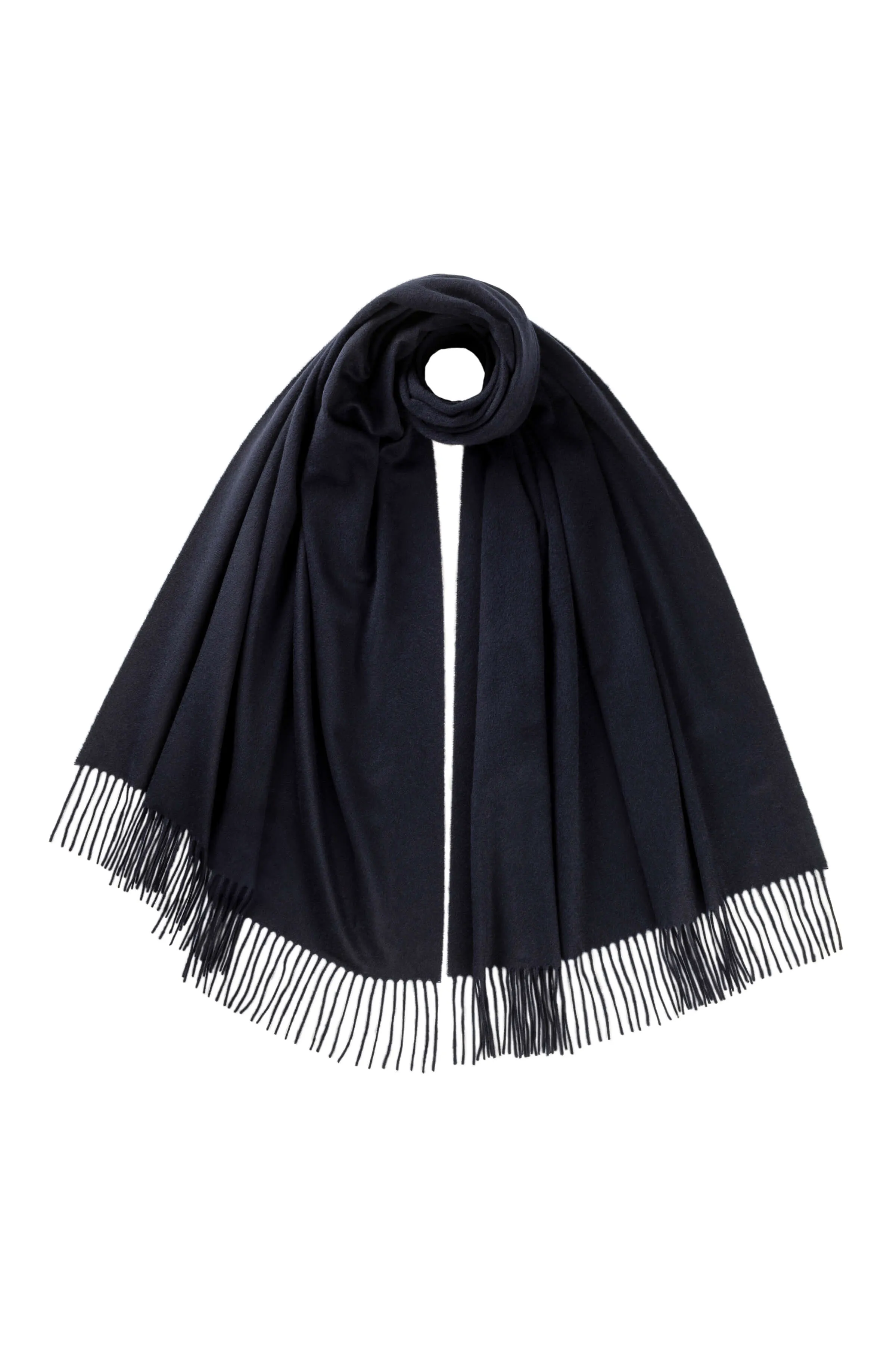 Dark Navy Cashmere Stole