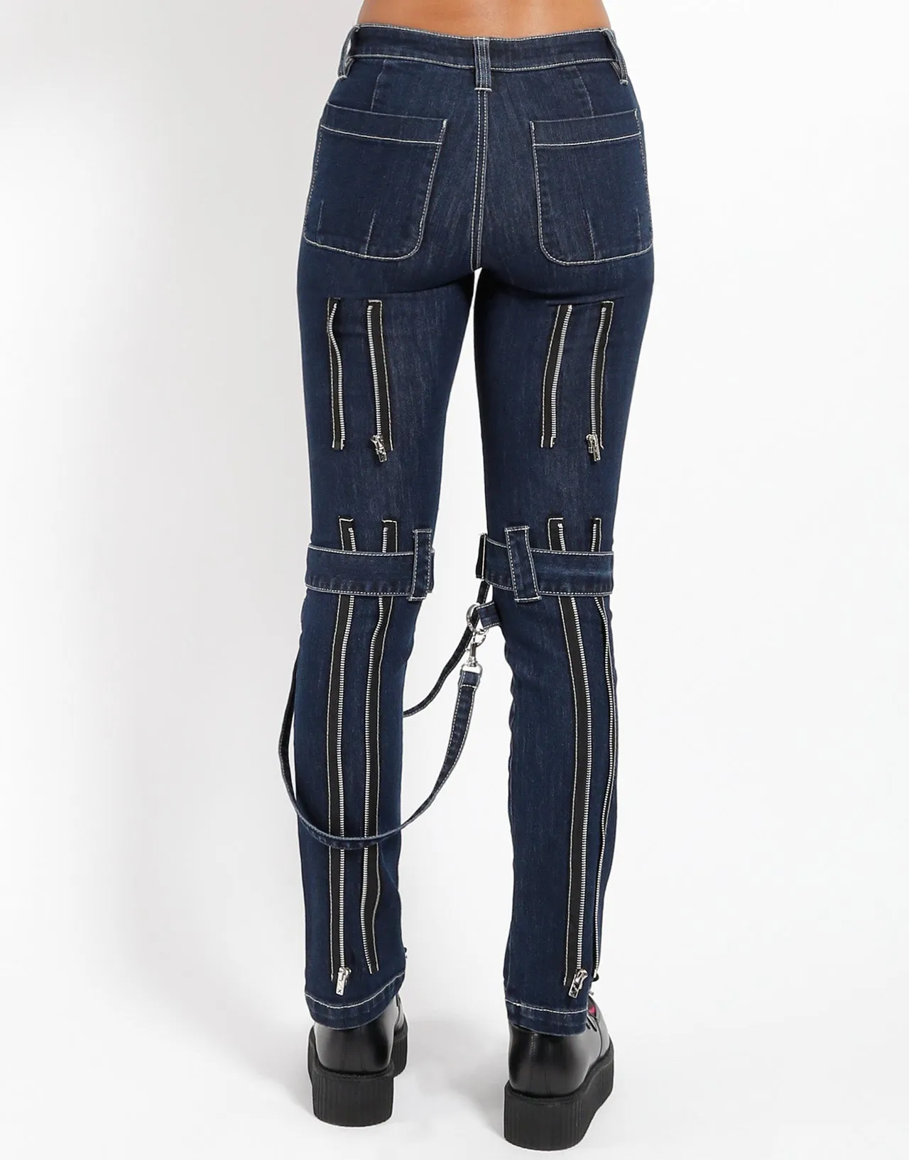 DENIM BONDAGE PANT