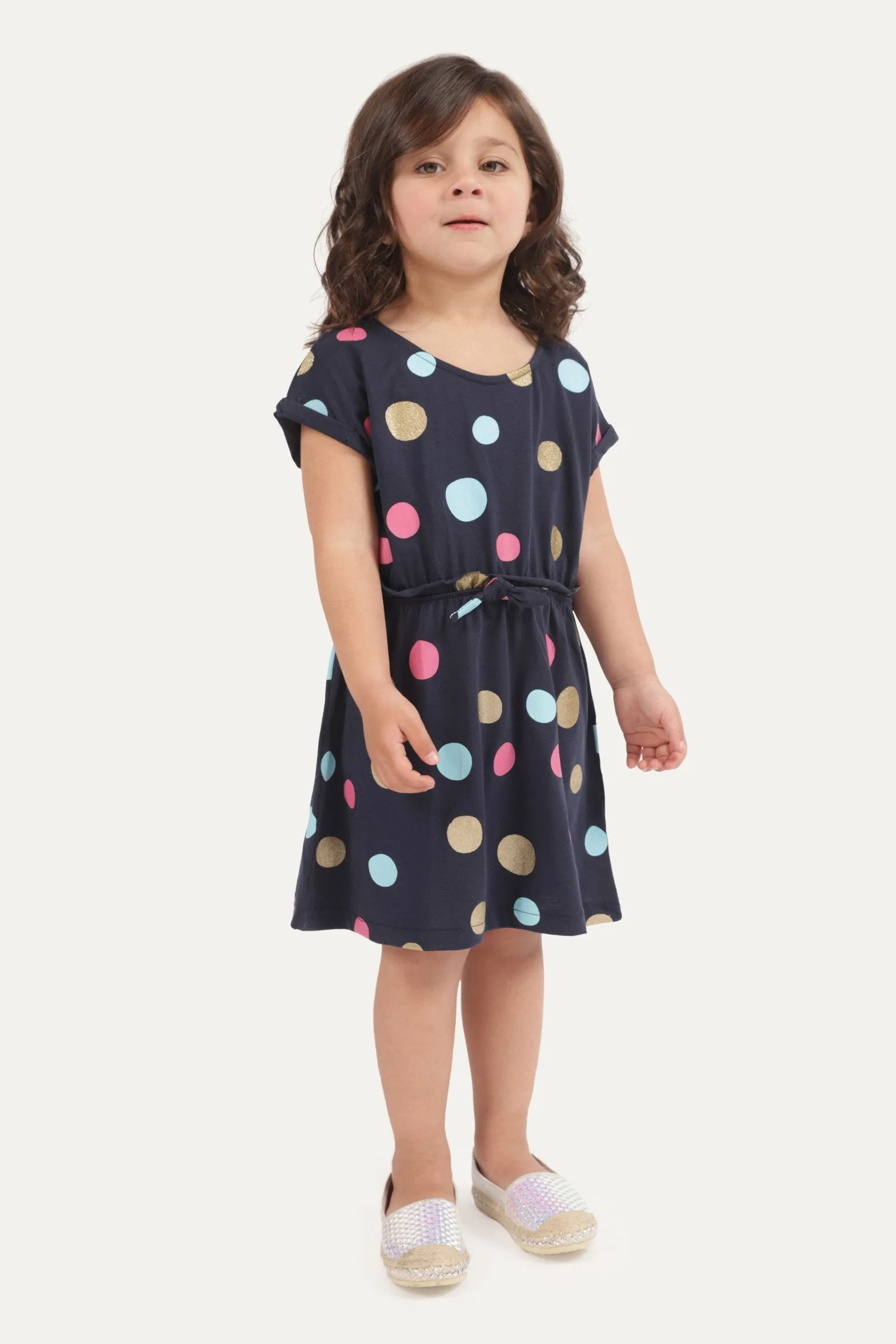 Dots Print Frock