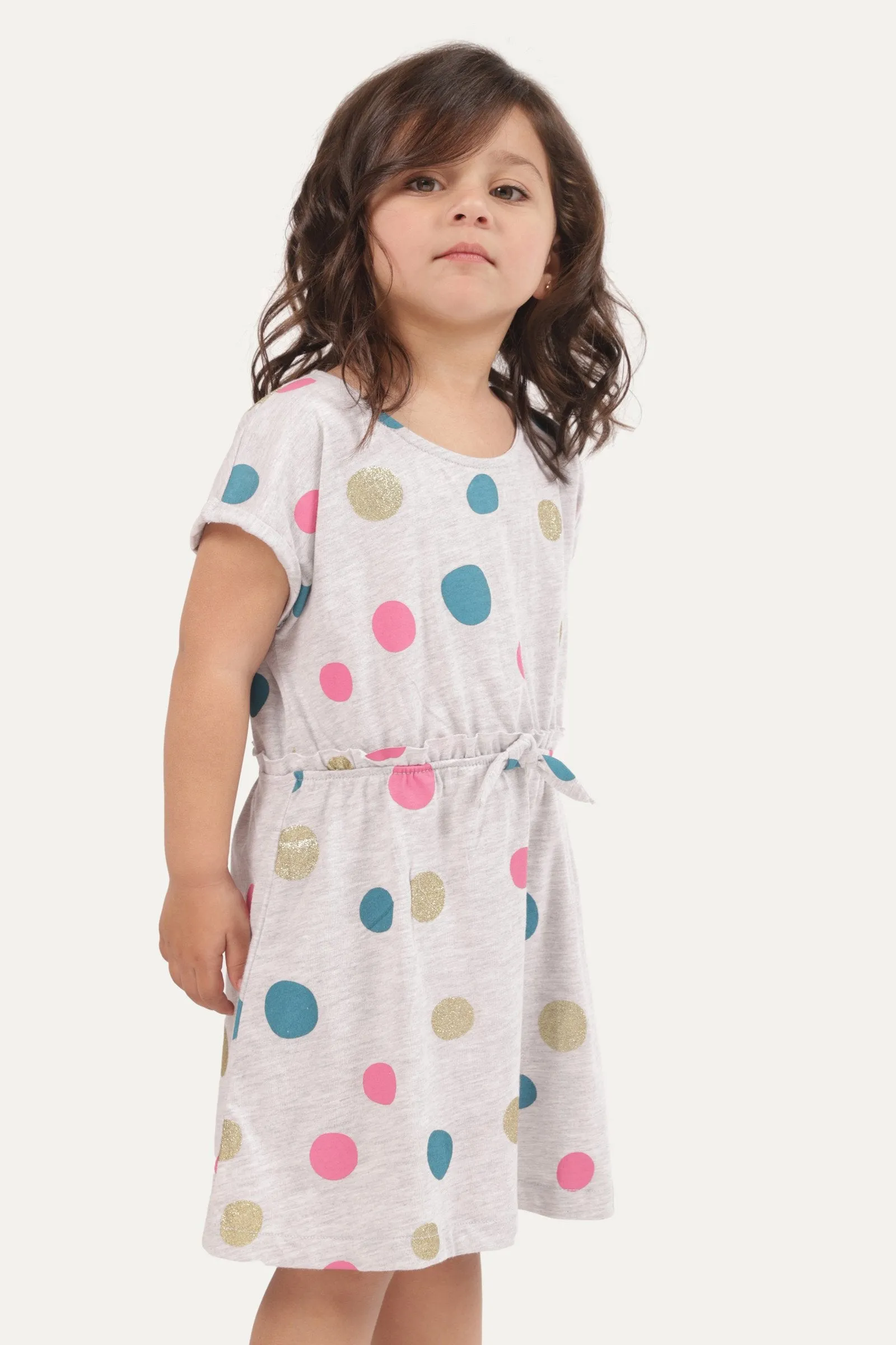 Dots Print Frock