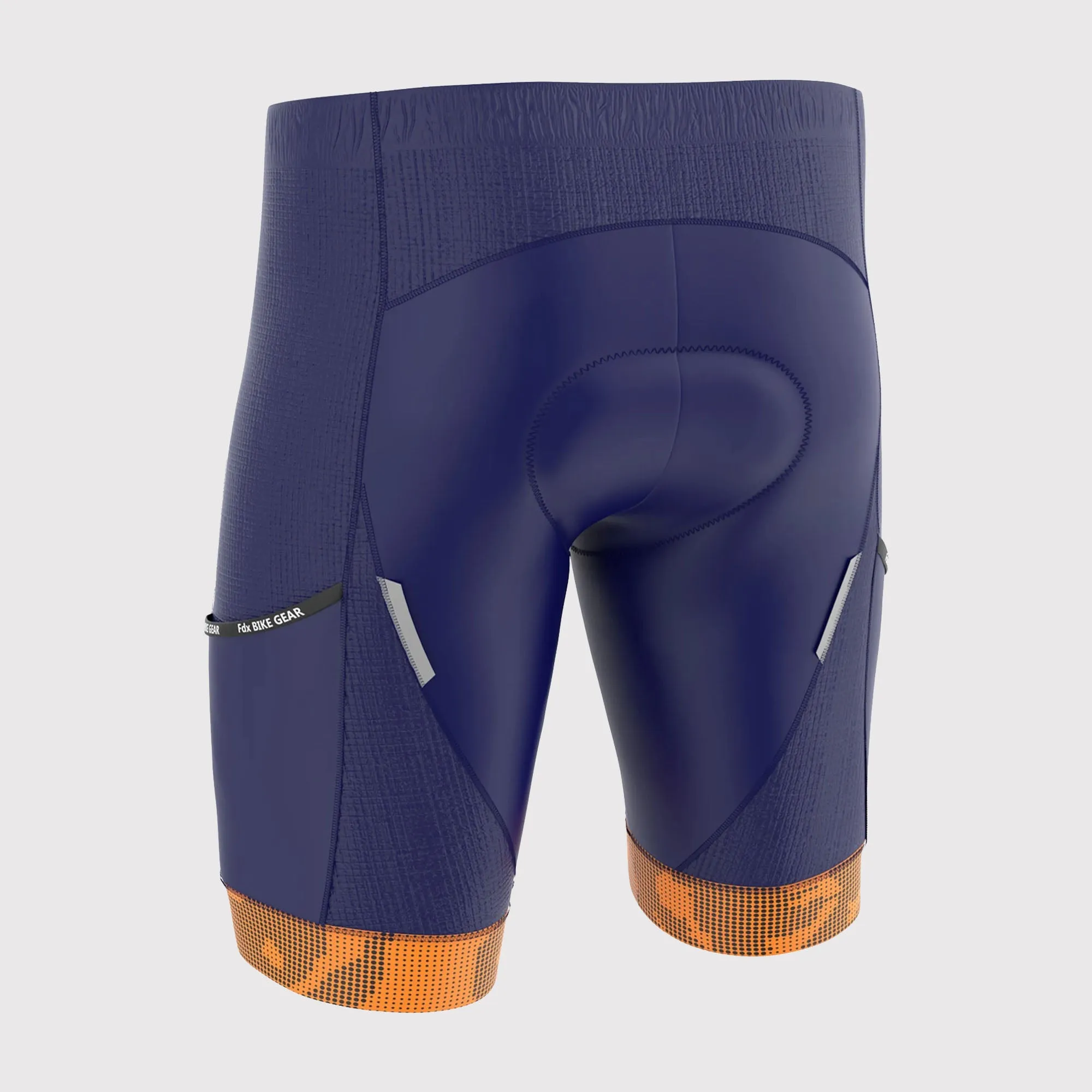 Fdx All Day Navy Blue Men's & Boy's Padded Summer Cycling Shorts