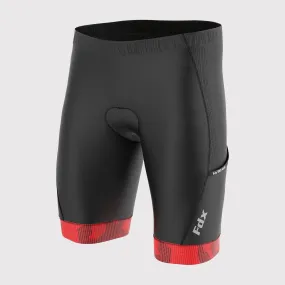 Fdx All Day Red Men's & Boy's Padded Summer Cycling Shorts