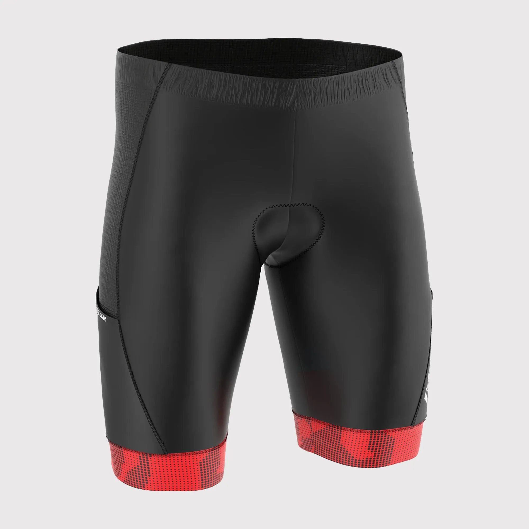 Fdx All Day Red Men's & Boy's Padded Summer Cycling Shorts