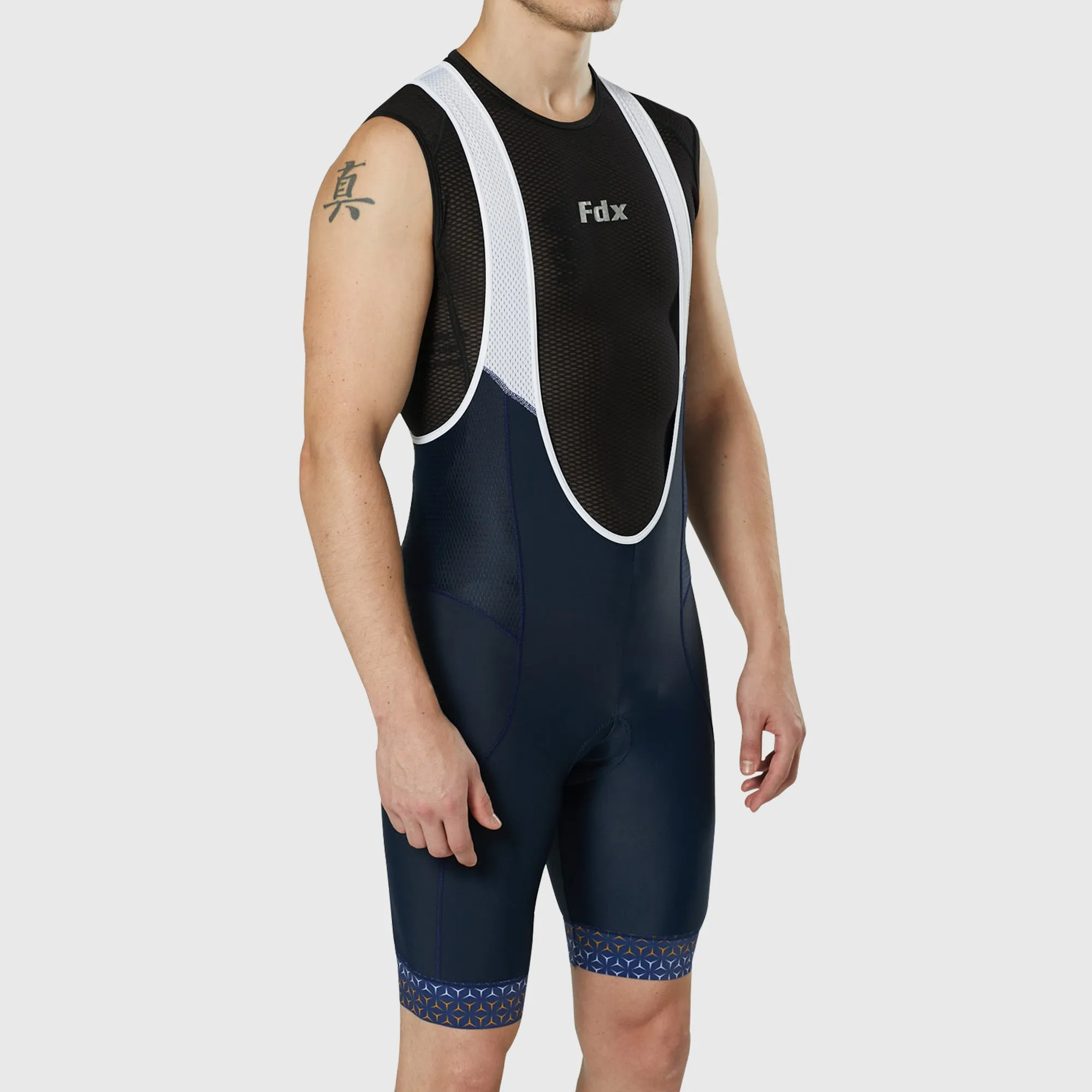 Fdx Vega Blue Men's & Boy's Padded Summer Cycling Bib Shorts