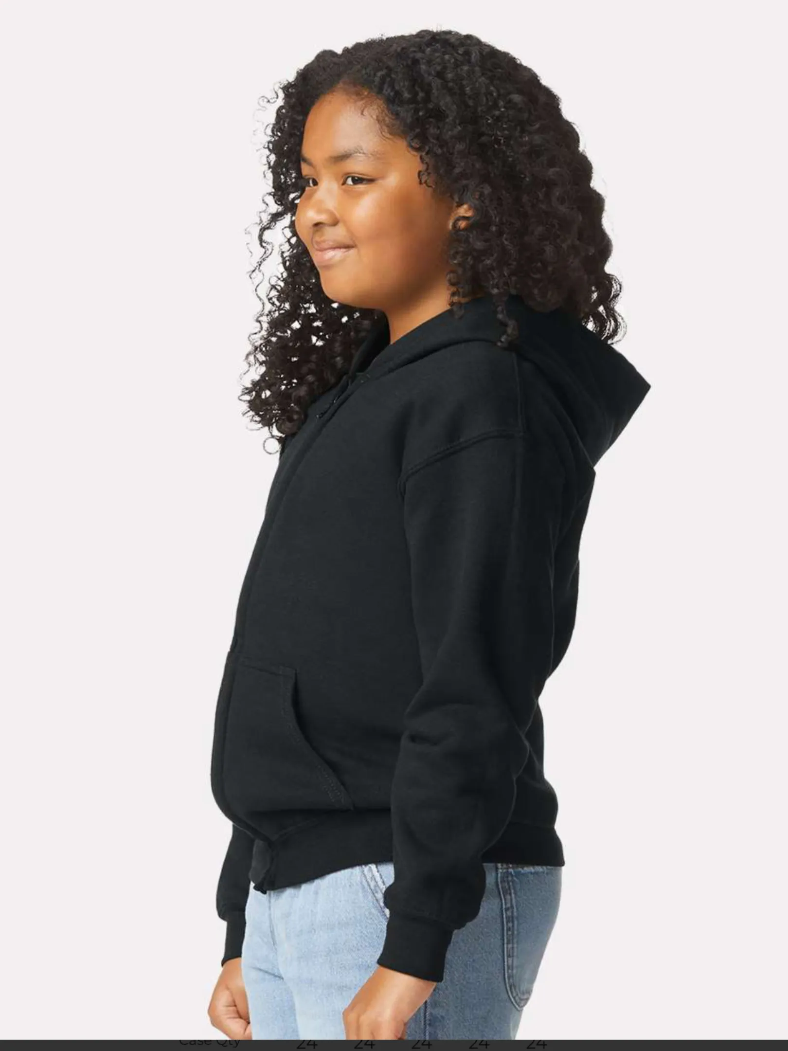 Gildan - Heavy Blend™ Youth Full-Zip Hooded Sweatshirt - Black , Sport Grey or Royal