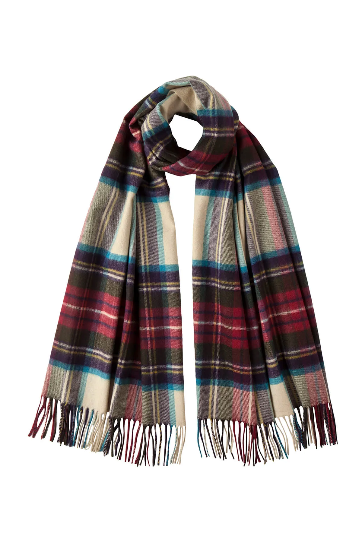 Hessian Dress Stewart Tartan Cashmere Stole