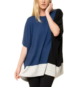 Jake Color Blocked Poncho