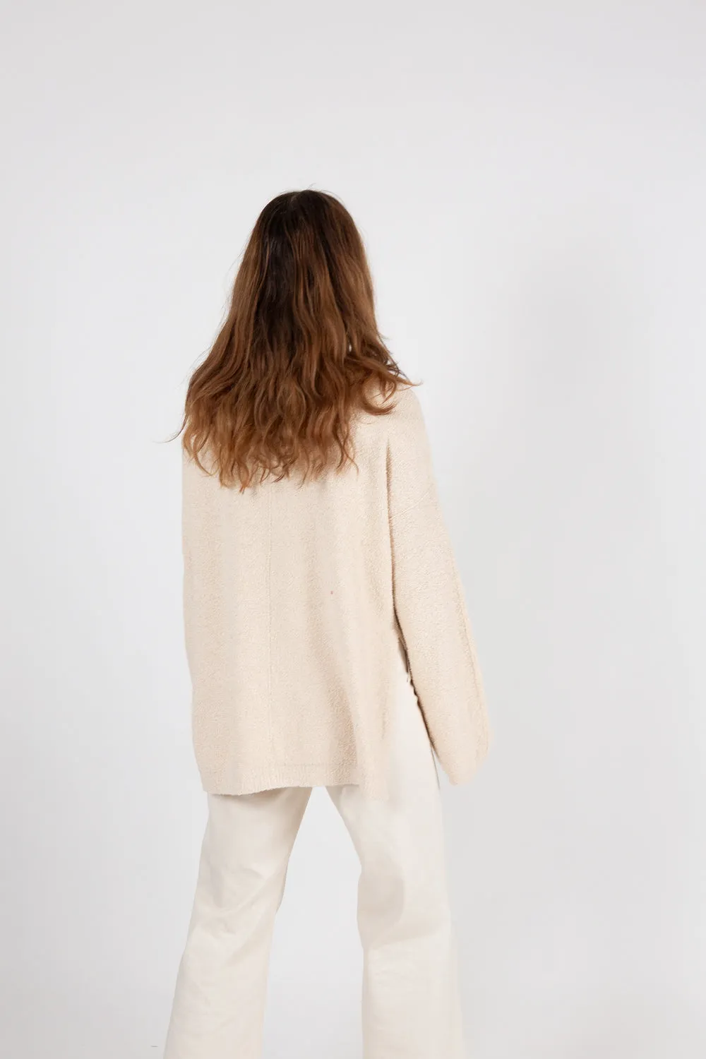 Lauren Manoogian Boucle Crewneck In Natural