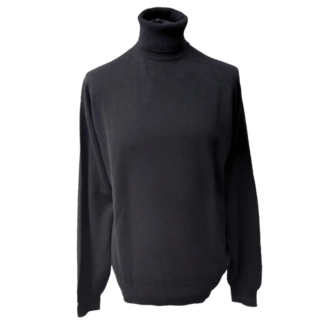 Loose Fit Cashmere Roll Neck Jumper