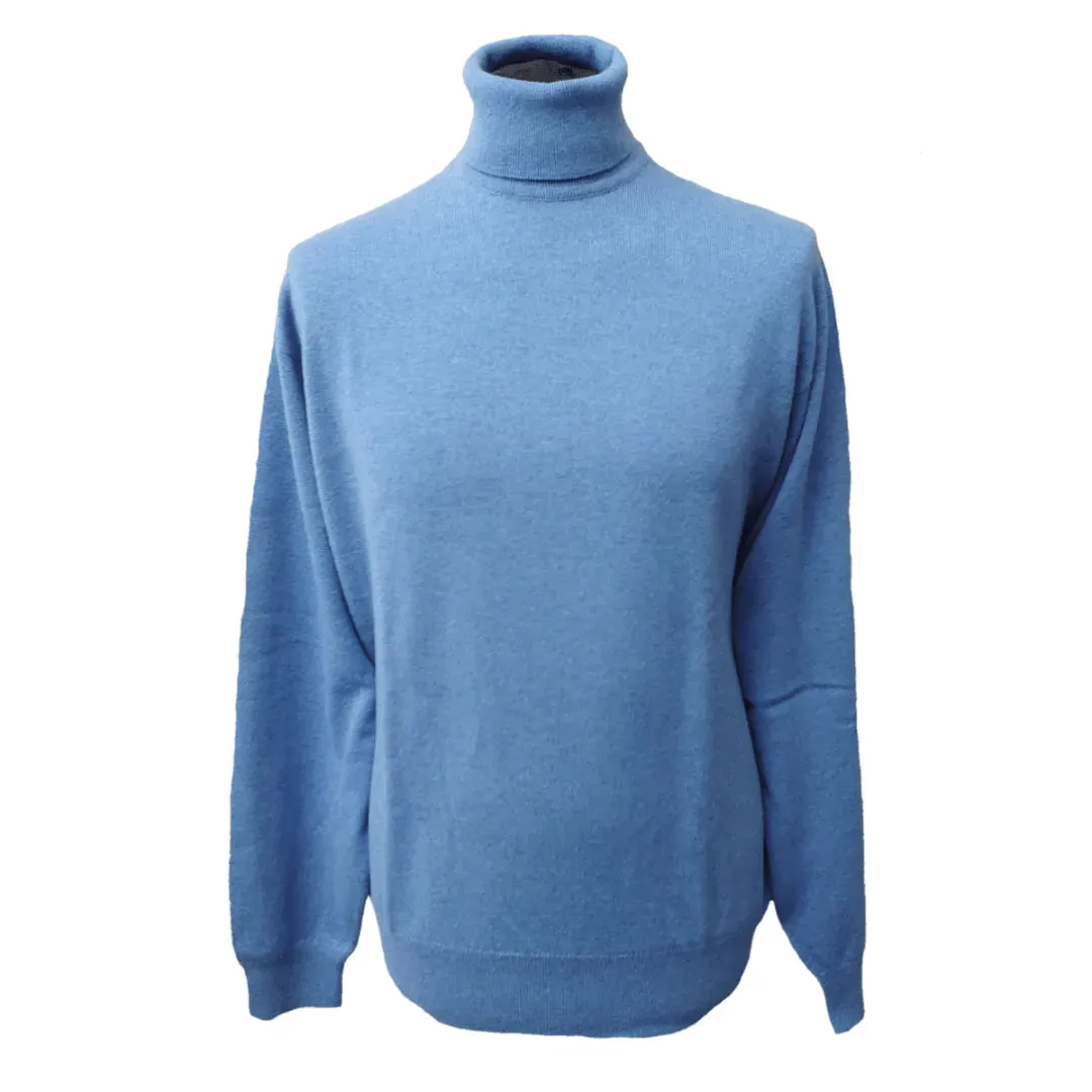 Loose Fit Cashmere Roll Neck Jumper