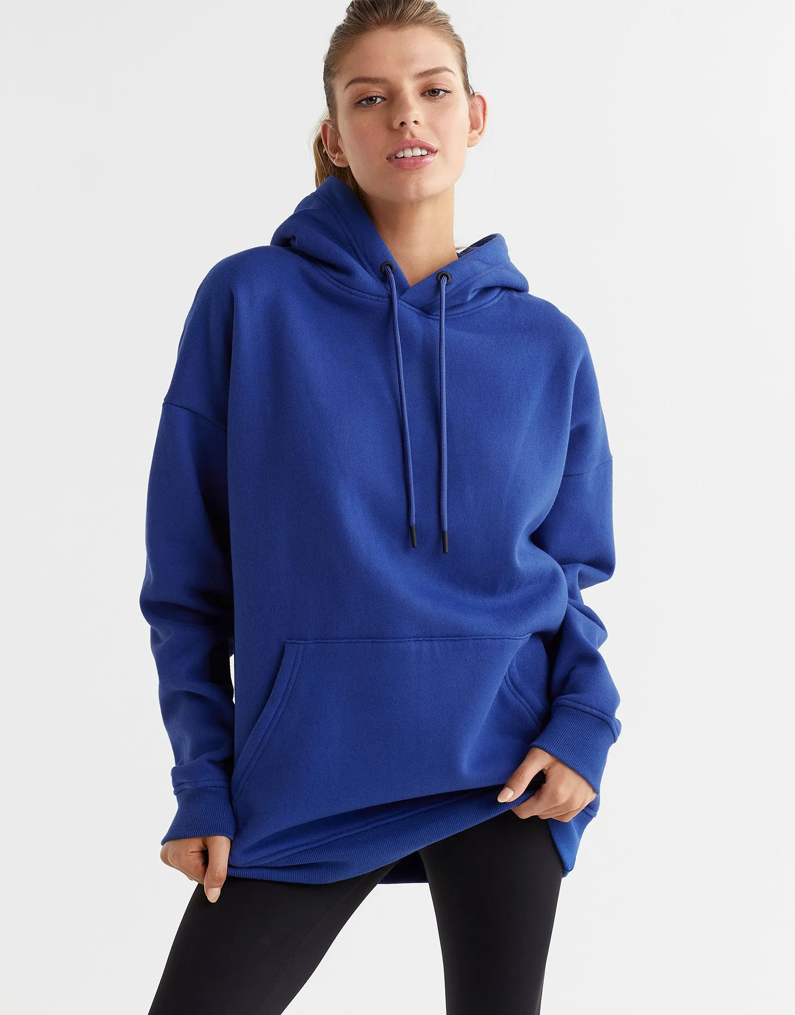 Lucy Hooded Sweater in Cobalt Blue