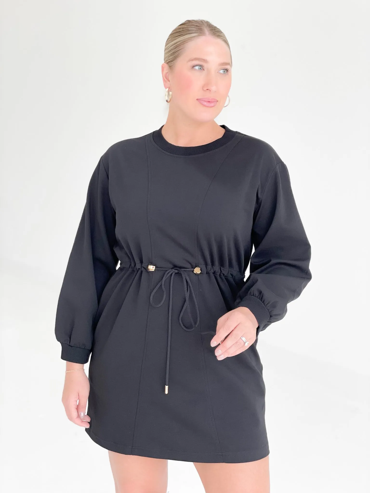 Mangold Mini Dress - Black