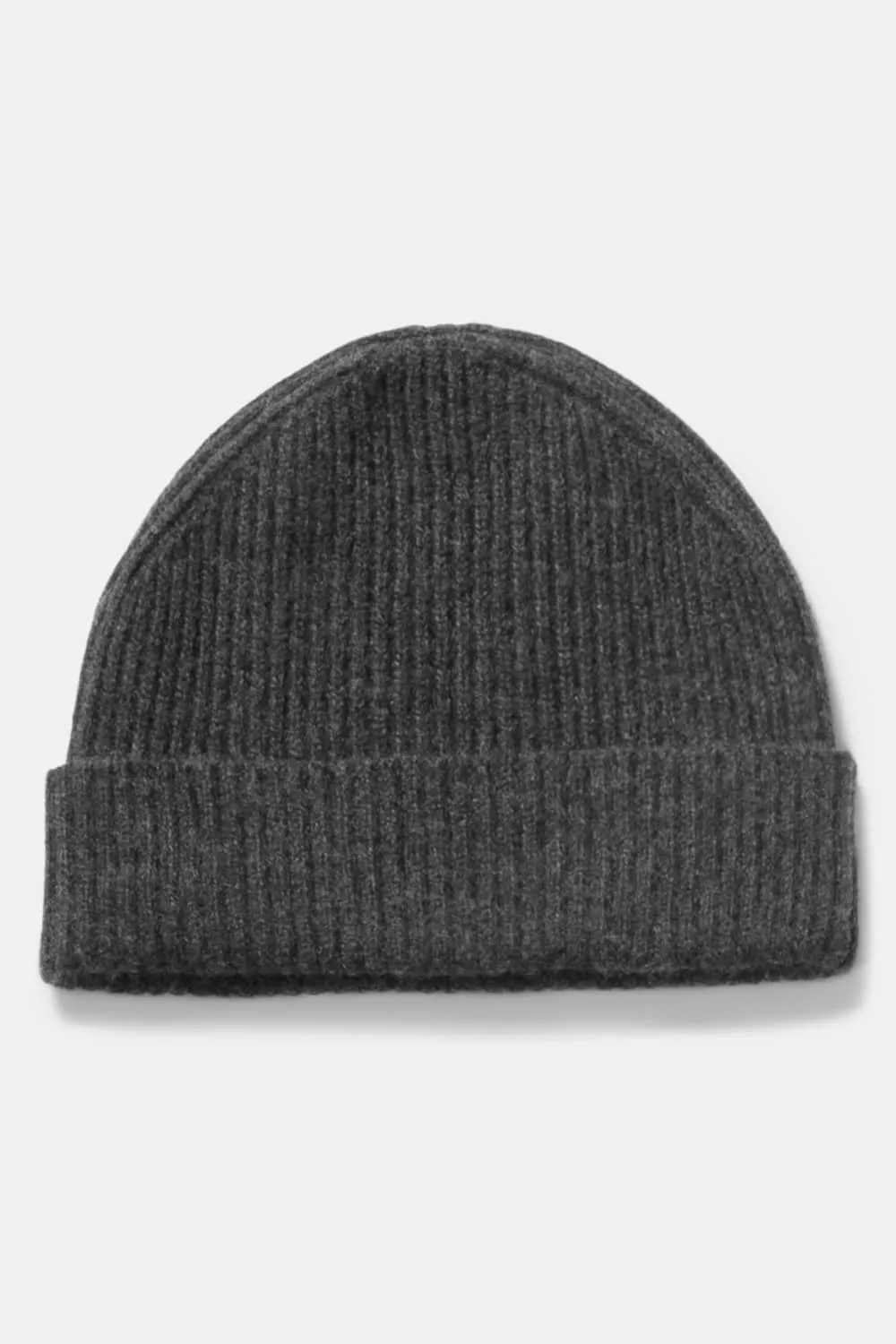 Men's 100% Pure Cashmere Ribbed Hat