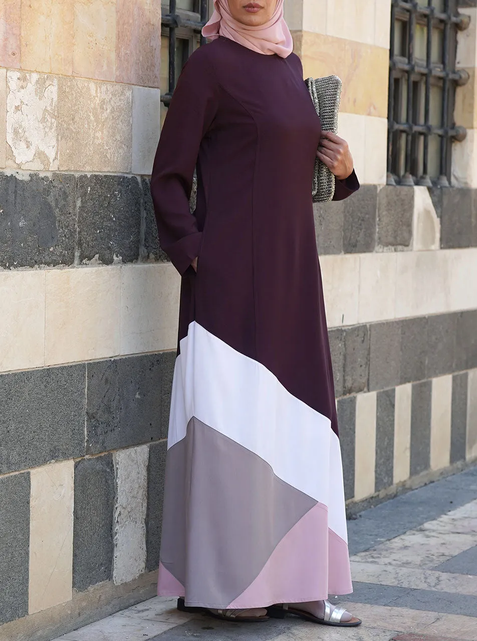 Multi-Color Rayon Abaya