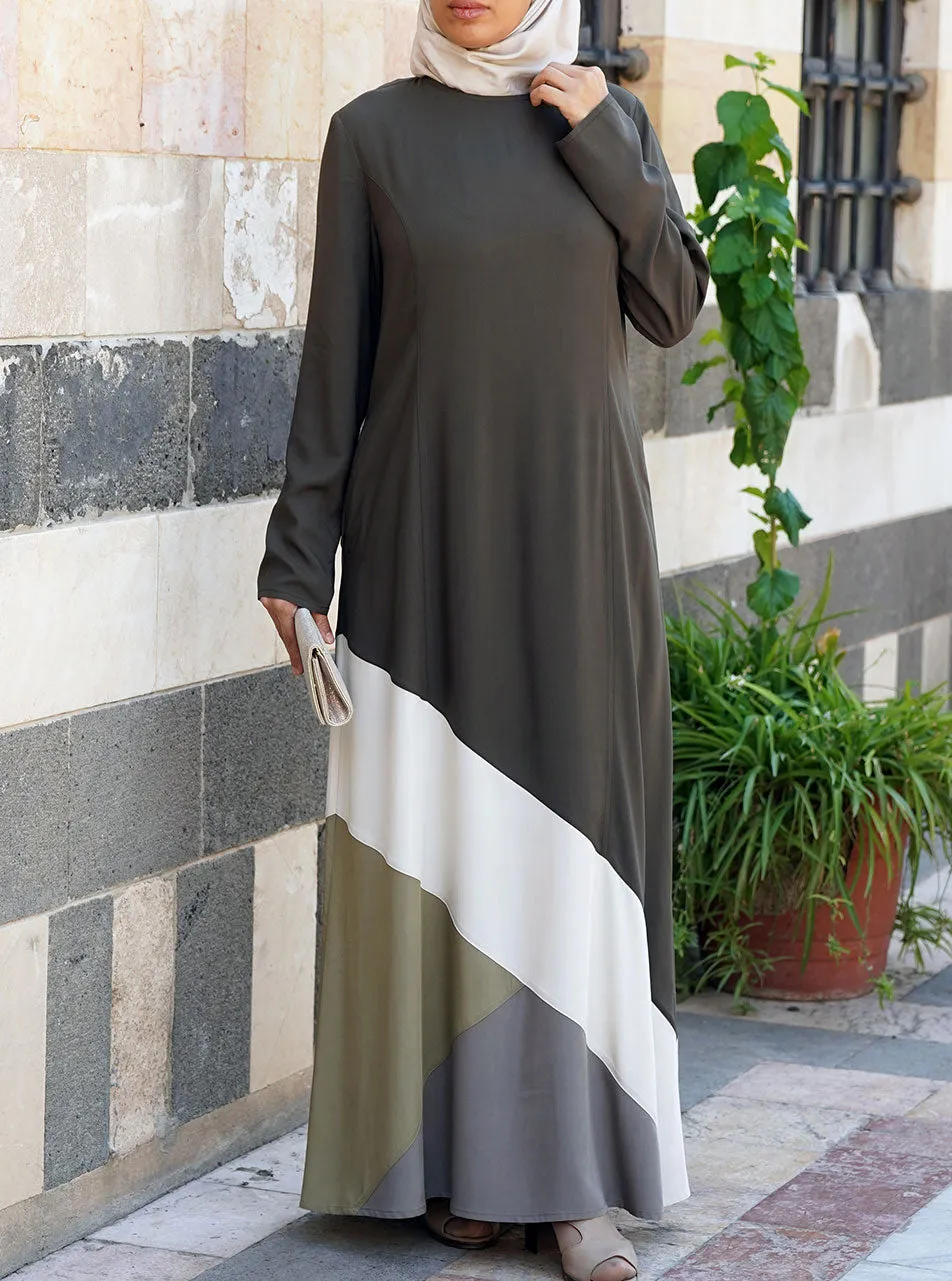 Multi-Color Rayon Abaya