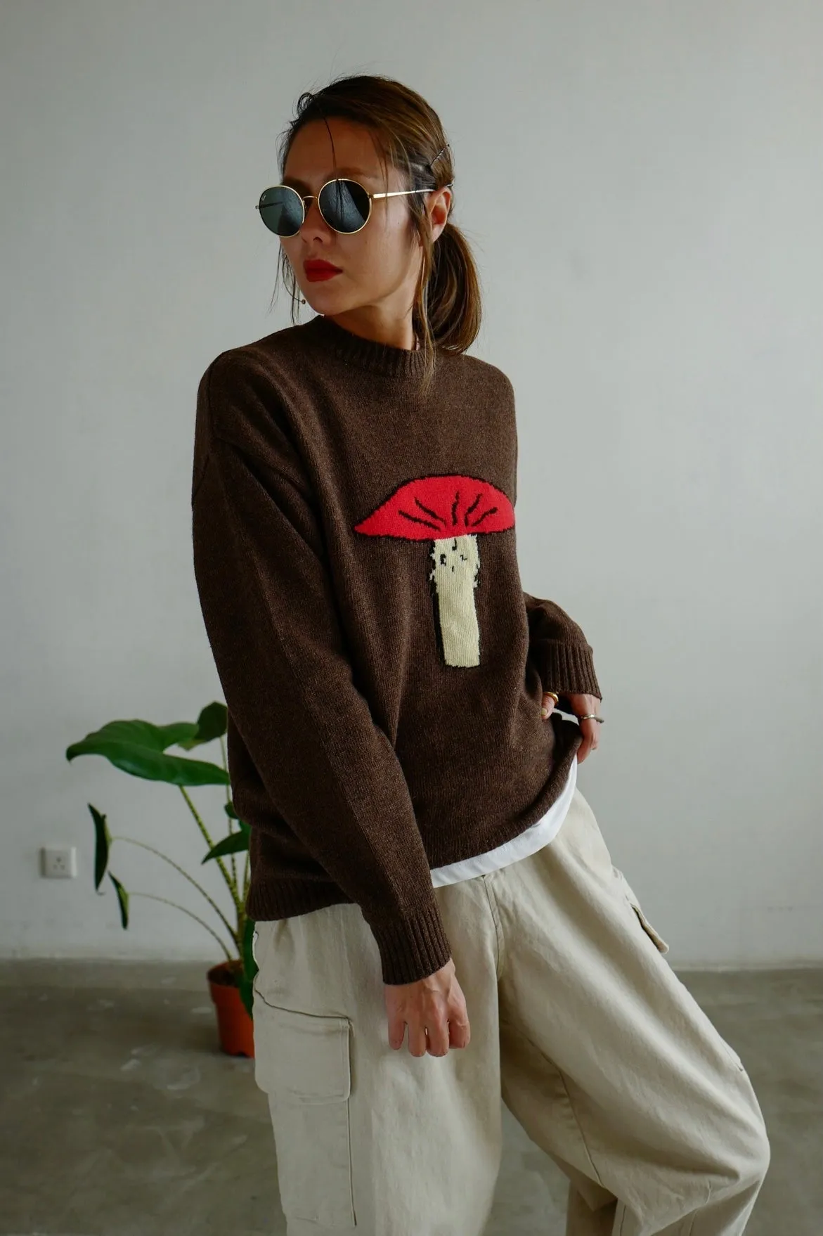 MUSHROOM SWEATER *BEST BUY*