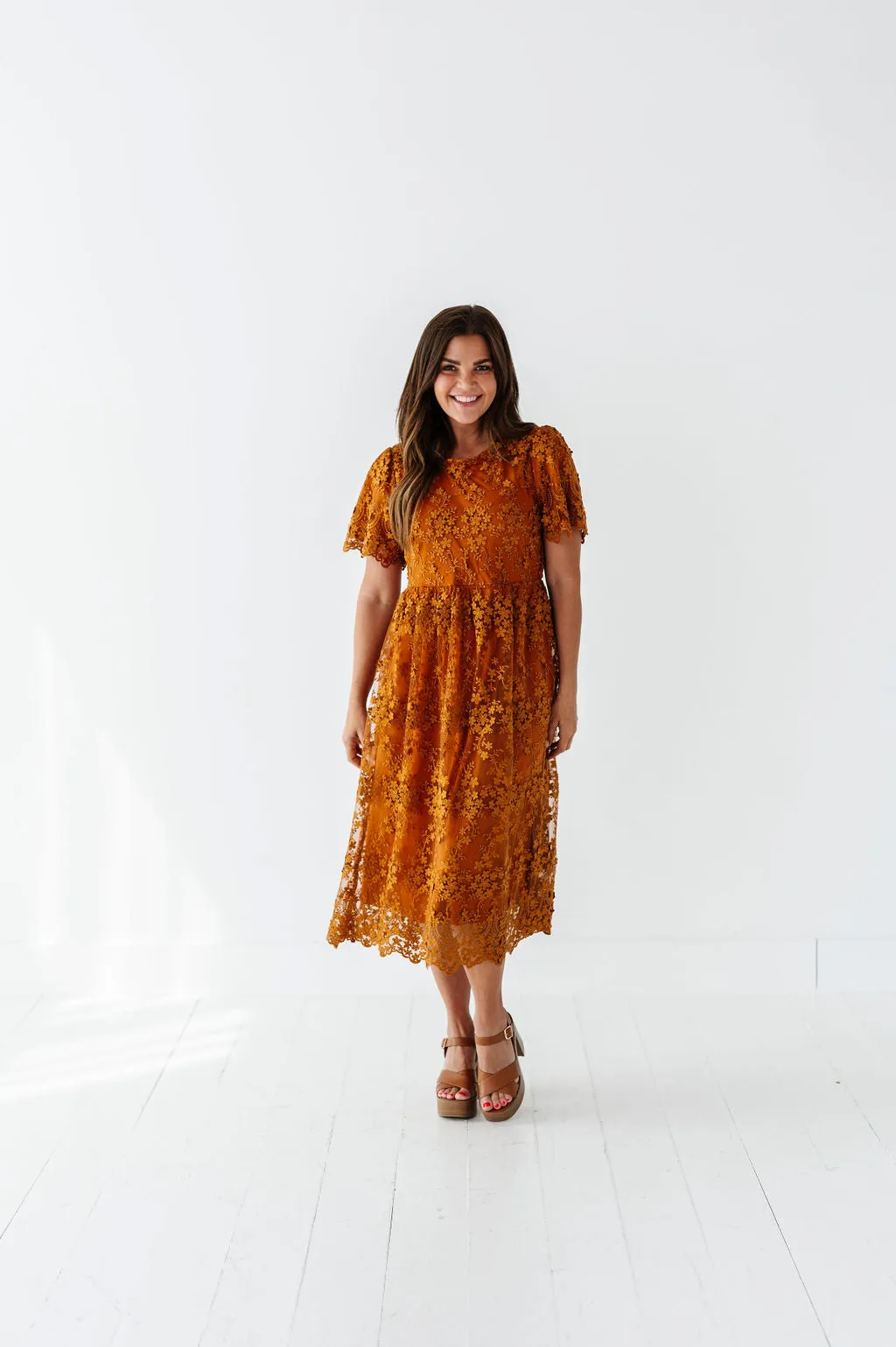 Nicola Embroidered Dress