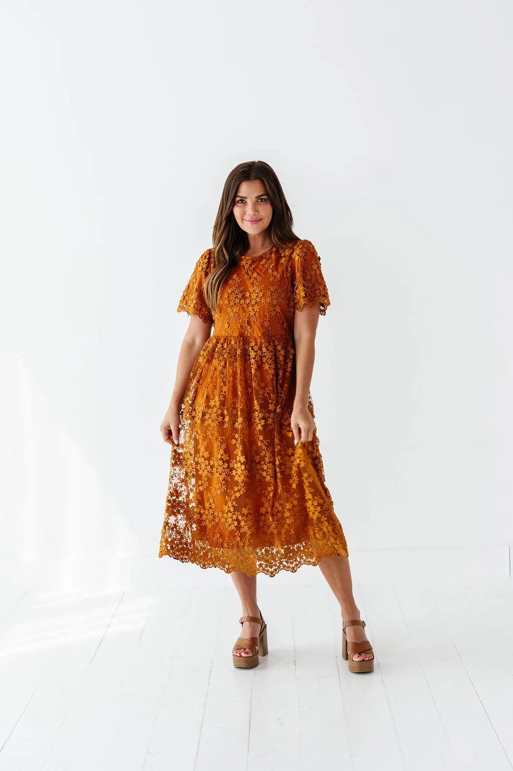 Nicola Embroidered Dress