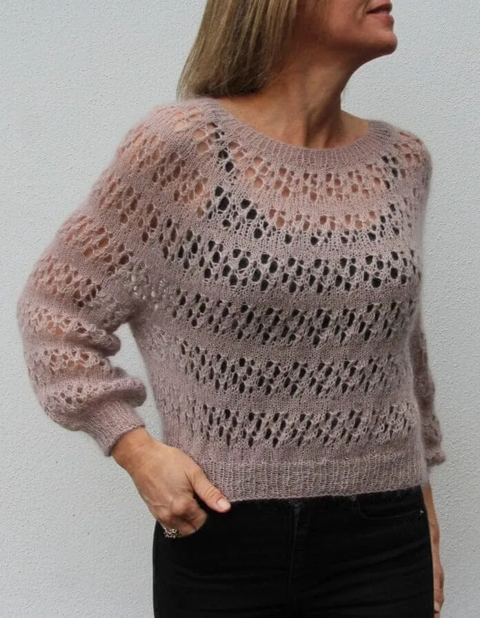 No 09 sweater fra VesterbyCrea, No 10 strikkekit