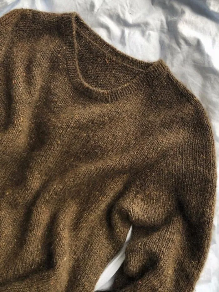 Northland herre sweater fra PetiteKnit, strikkeopskrift