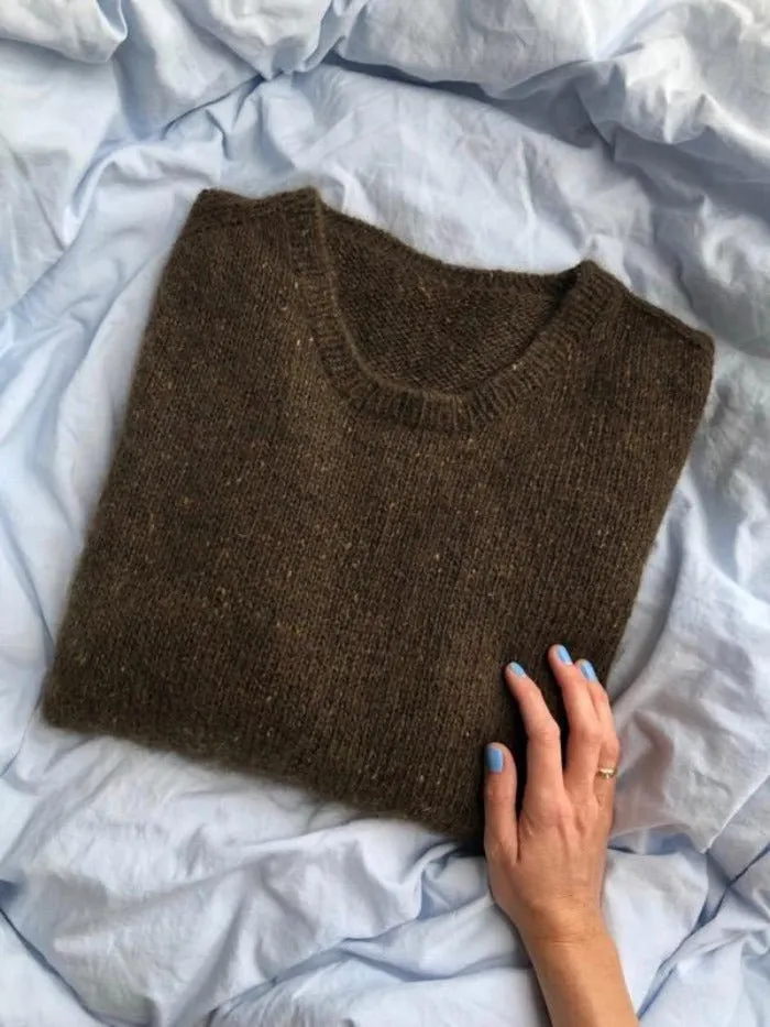 Northland herre sweater fra PetiteKnit, strikkeopskrift