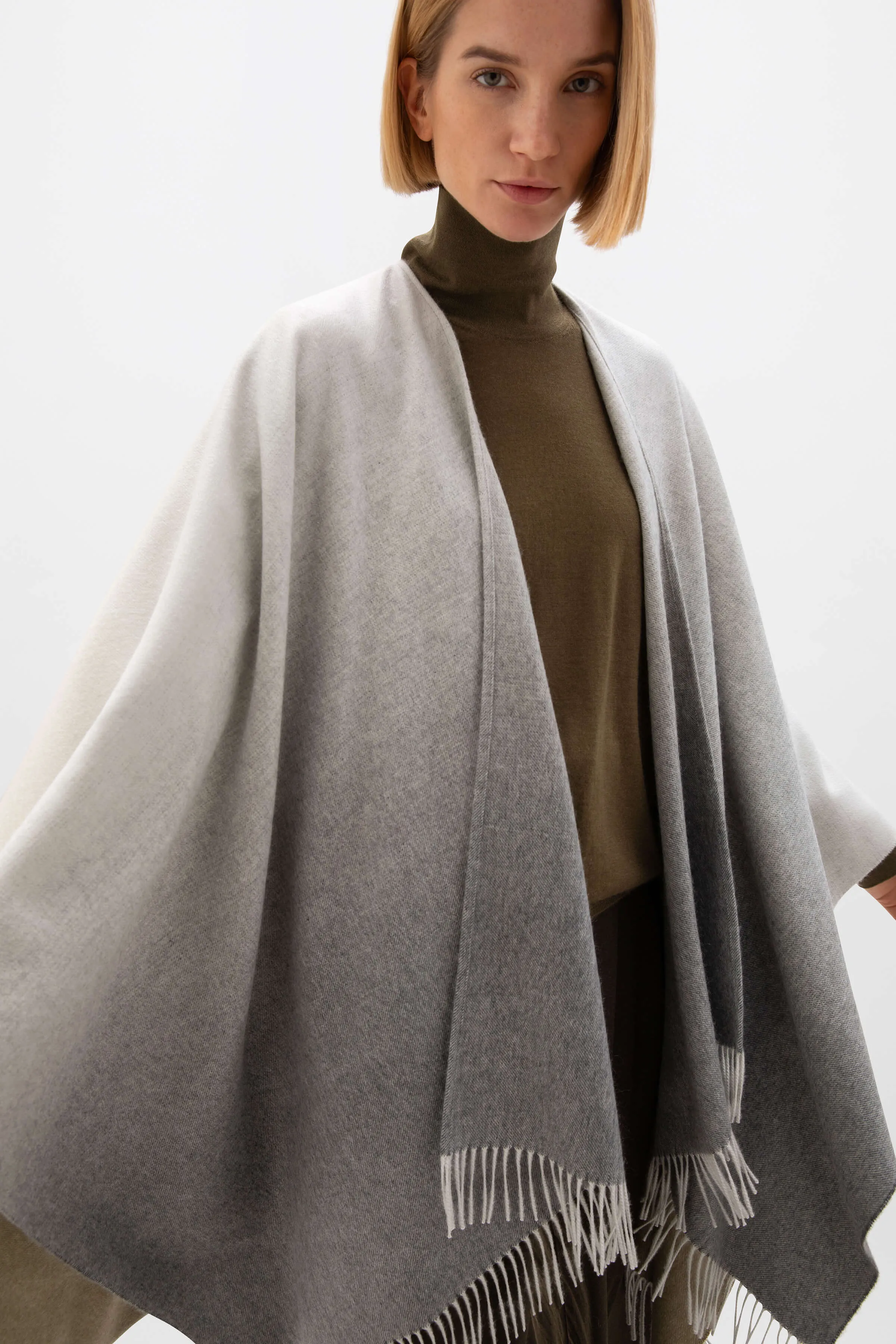 Ombré Cashmere Cape | Limited Edition