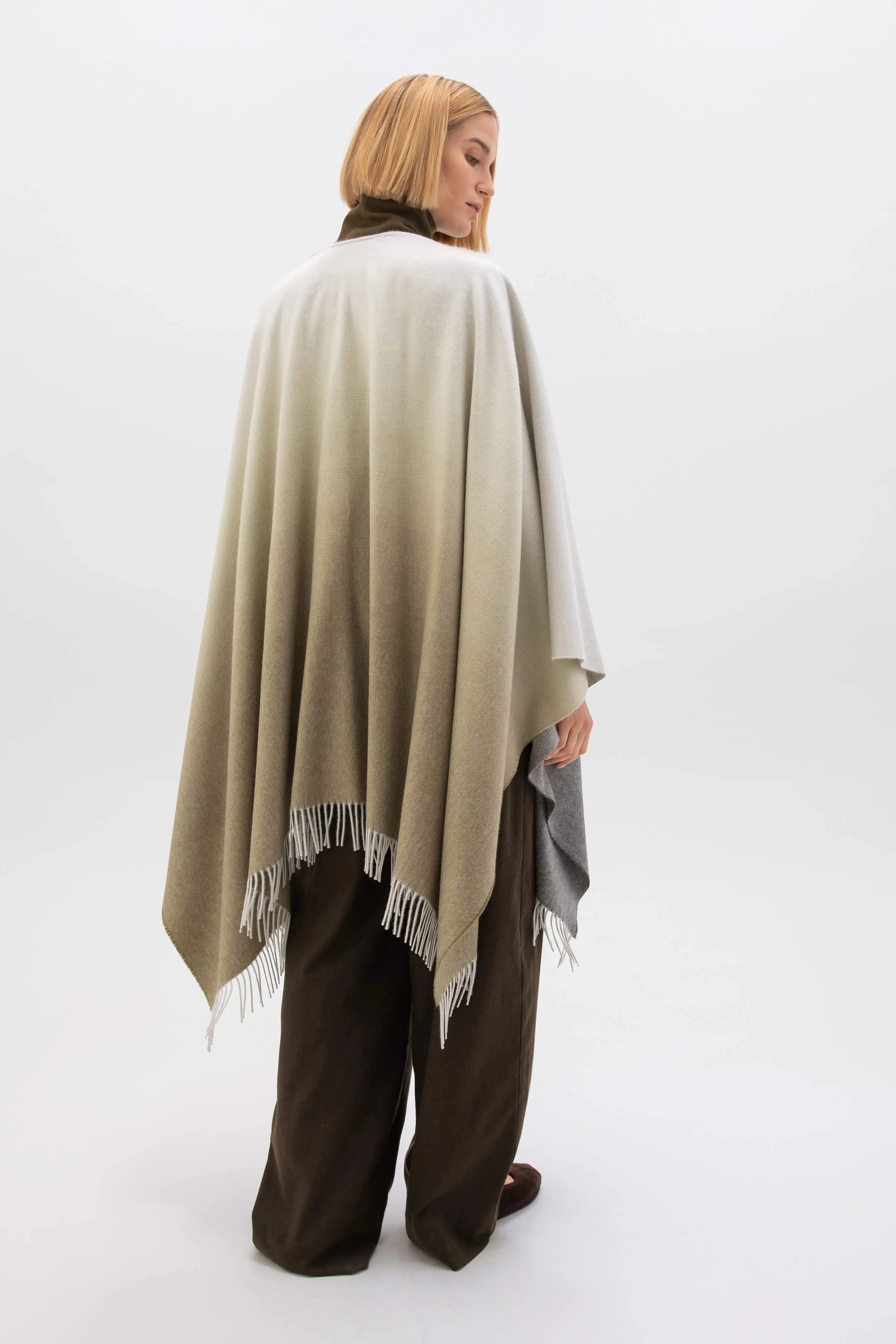 Ombré Cashmere Cape | Limited Edition