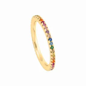 On Thin Ice | Rainbow Pinky Ring